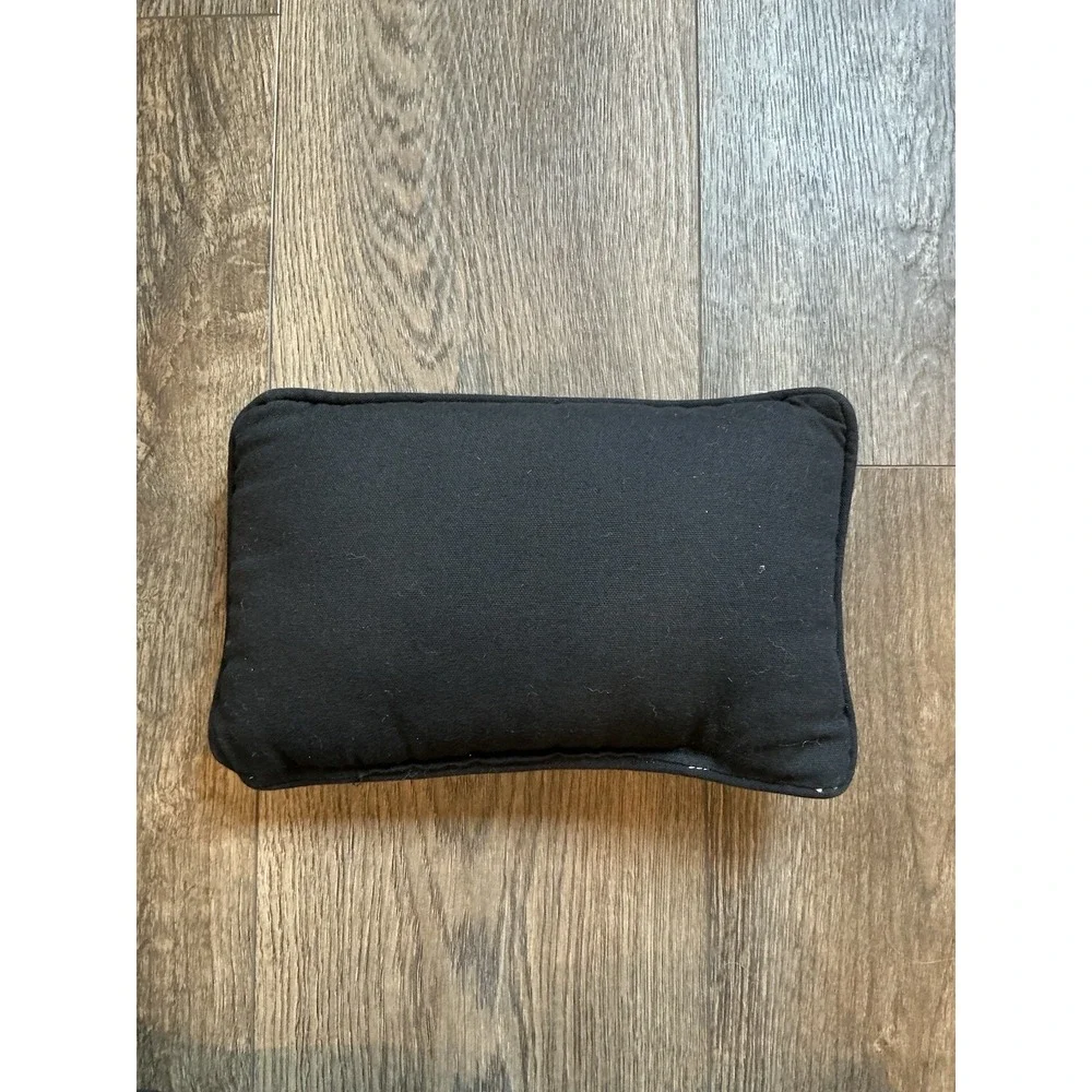 Witch Halloween Broom Rides Tapestry Accent Pillow Cat‎ Moon Bat